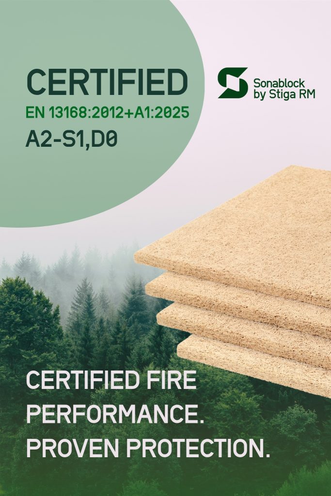 Sonablock FireSafe Achieves A2-s1,d0 Fire Classification